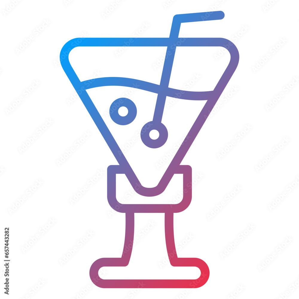 Vector Design Drink Glass Icon Style Vector Design Drink Glass Icon Style