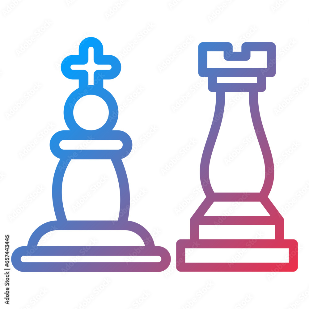 Vector Design Chess Game Icon Style Vector Design Chess Game Icon Style