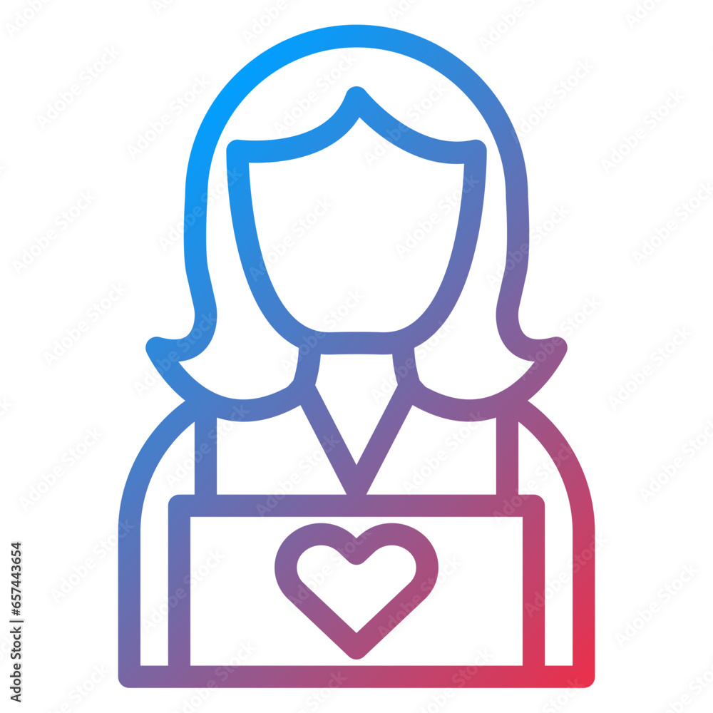 Vector Design Child Caretaker Icon Style Vector Design Child Caretaker Icon Style