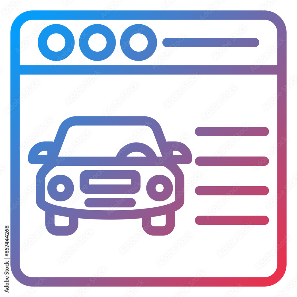 Vector Design Item Description Icon Style