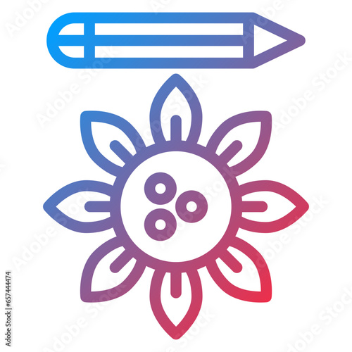 Vector Design Bio Art Icon Style