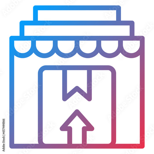 Vector Design Stock Keeping Unit Icon Style