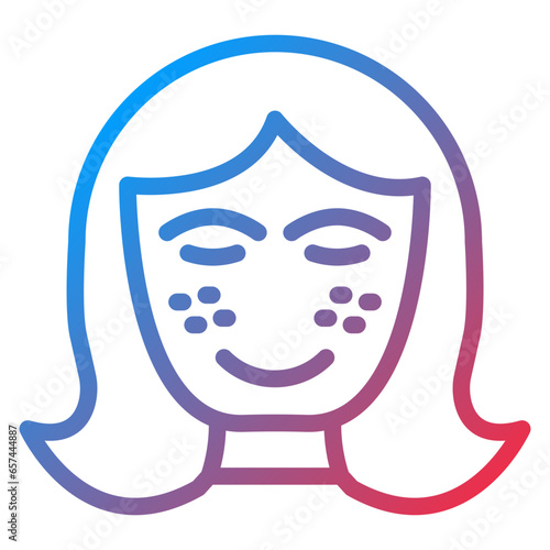 Vector Design Acne Icon Style