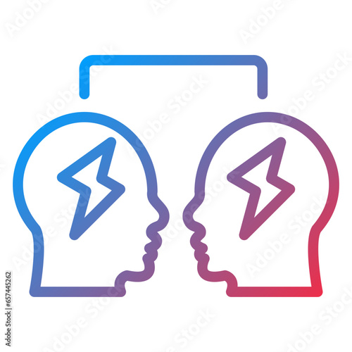 Vector Design Altercation Icon Style