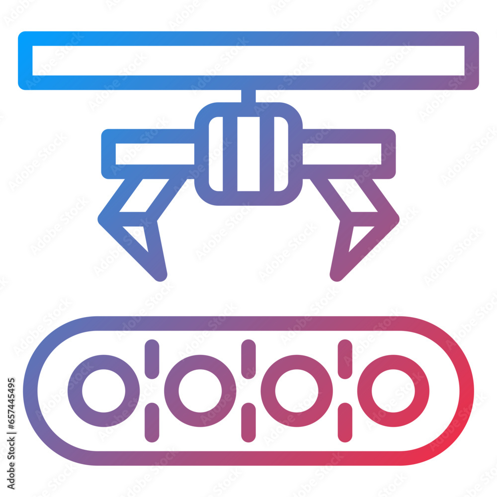 Vector Design Assembly Machine Icon Style Vector Design Assembly Machine Icon Style