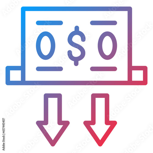 Vector Design Deposit Icon Style