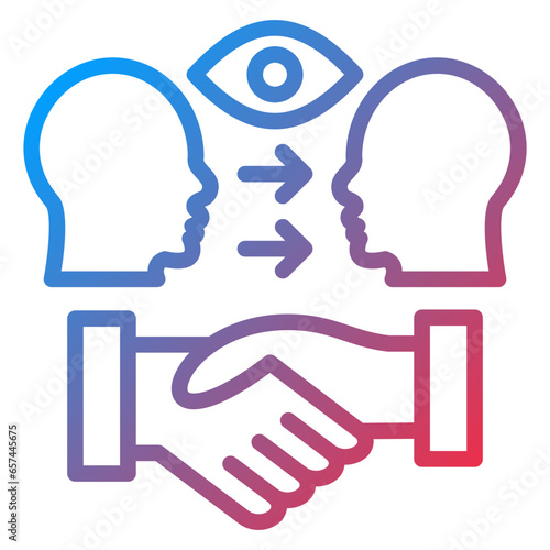 Vector Design First Impression Icon Style