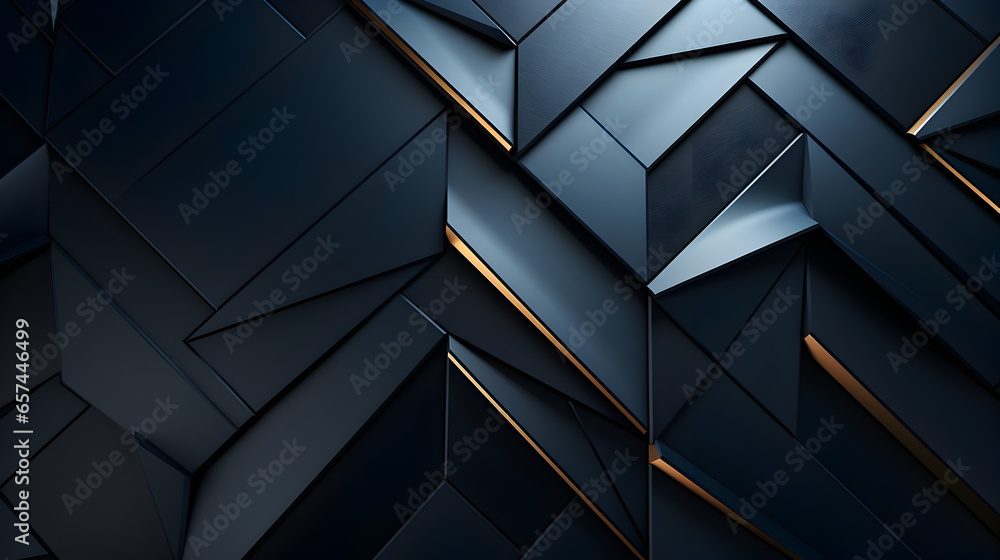 Luxurious Dark Blue 3D Textured Background