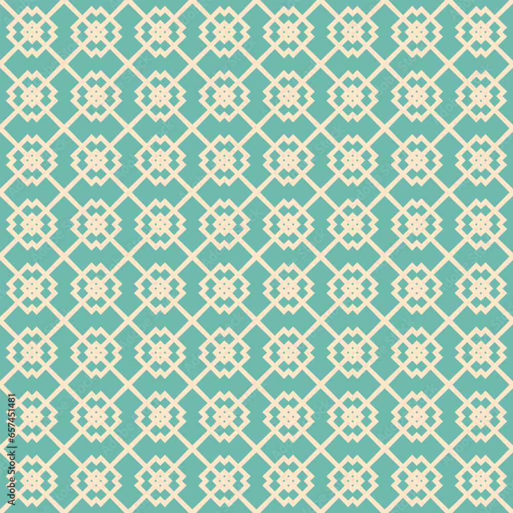 Seamless pattern. Modern stylish texture. Geometric linear ornament. Colorful background