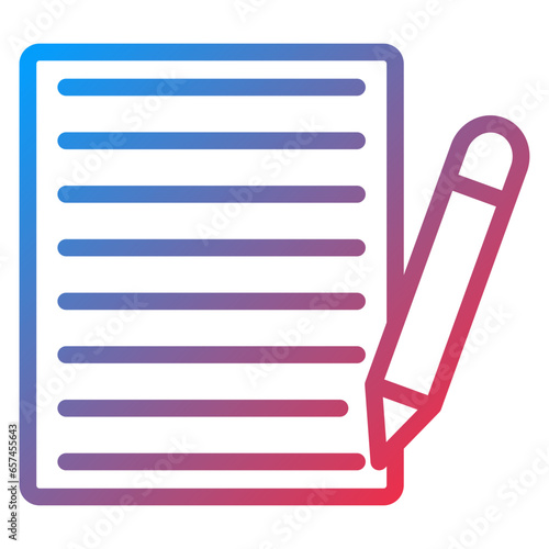 Content Writing Icon Style