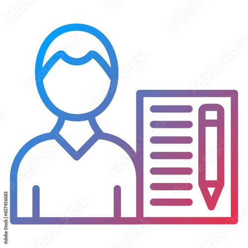 Copywriter Icon Style