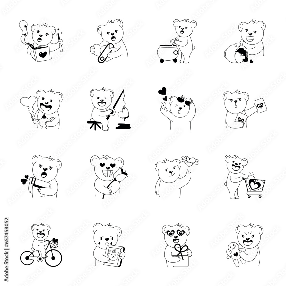Cute Collection of Love Magic Glyph Stickers
Cute Collection of Love Magic Glyph Stickers