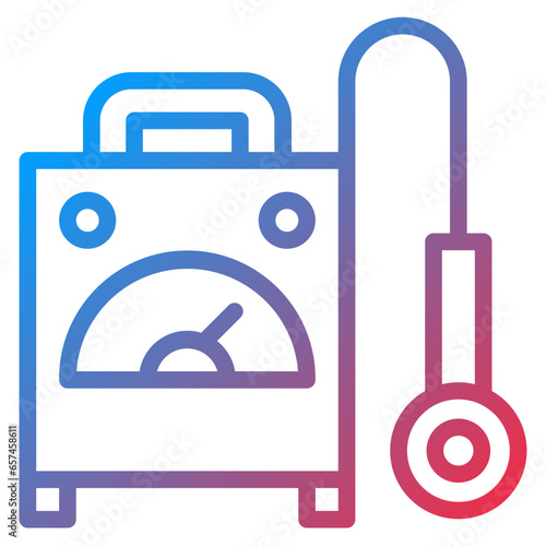 Dosimeter Icon Style