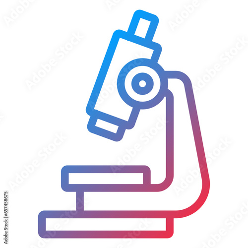 Microscope Icon Style