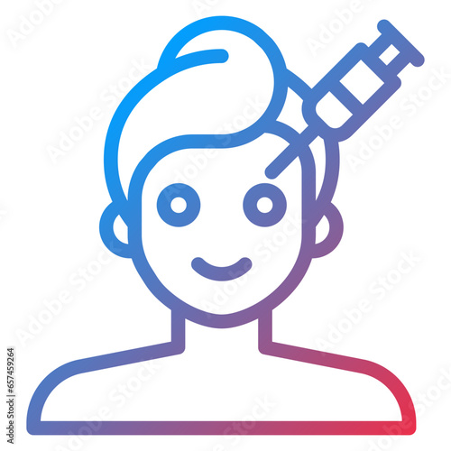 Facial Plastic Surgery Icon Style
