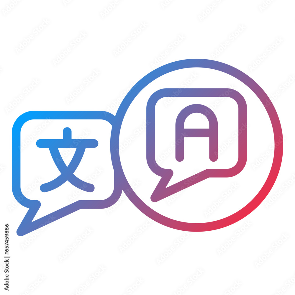 Language Barrier Icon Style Language Barrier Icon Style