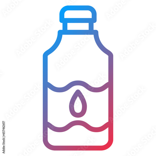 Water Bottle Icon Style