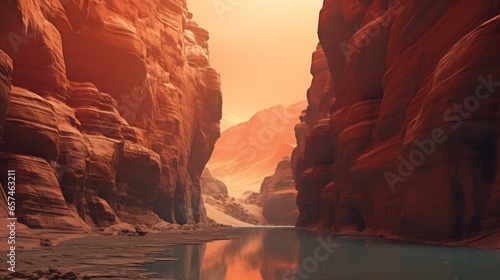 Silent Echo: Canyon’s Resonance of Peace photo