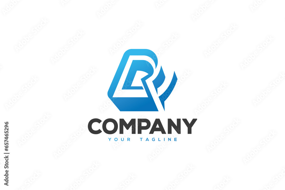 Letter D Logo Design - Lettermark Logo Design Template