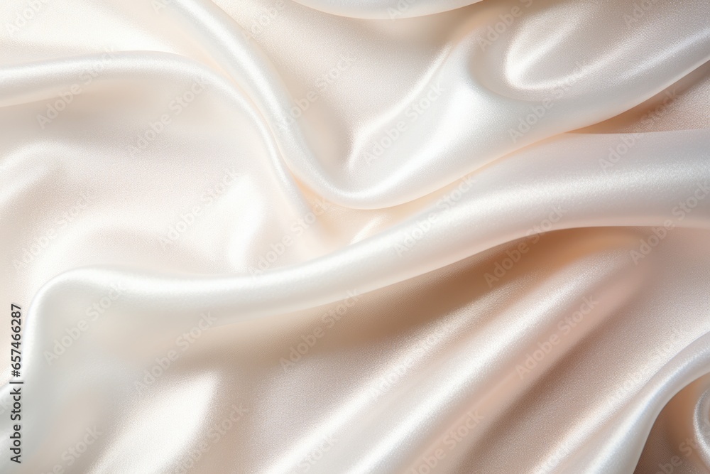 Smooth, elegant golden silk. Light colored silk fabric Smooth, elegant golden silk. Light colored silk fabric