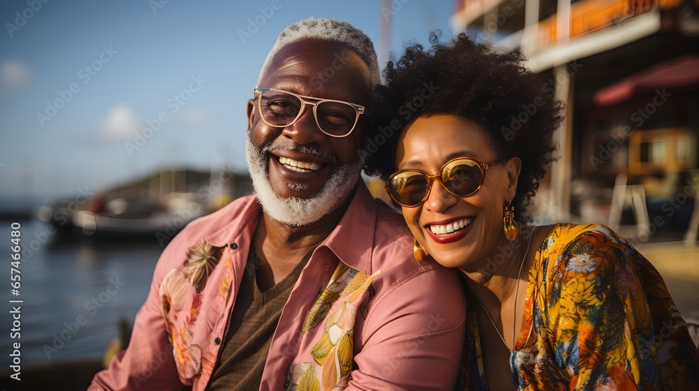 elderly couple enjoying spending some quality time together after retirement, Generative AI elderly couple enjoying spending some quality time together after retirement, Generative AI