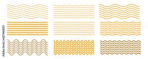 Set of types of noodles. Spaghetti pattern, Chinese noodles and pasta