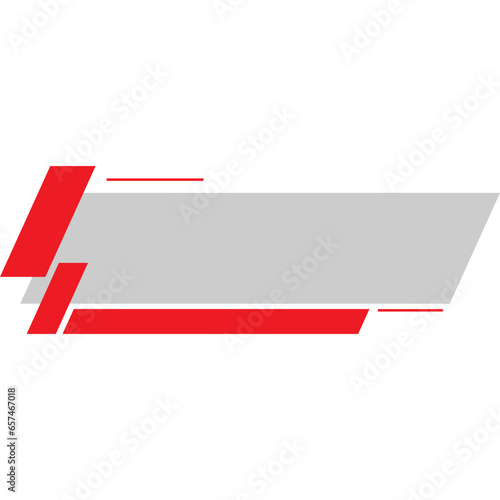 Modern lower Third Transparent