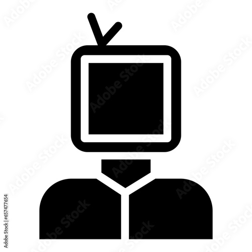Solid News User Journalist icon