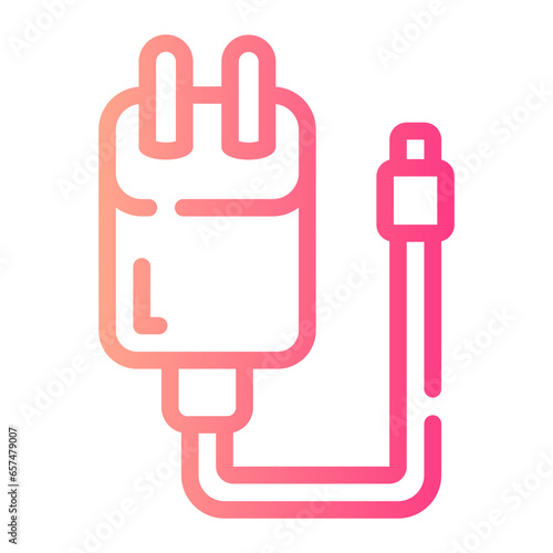 adapter Line Gradient Icon