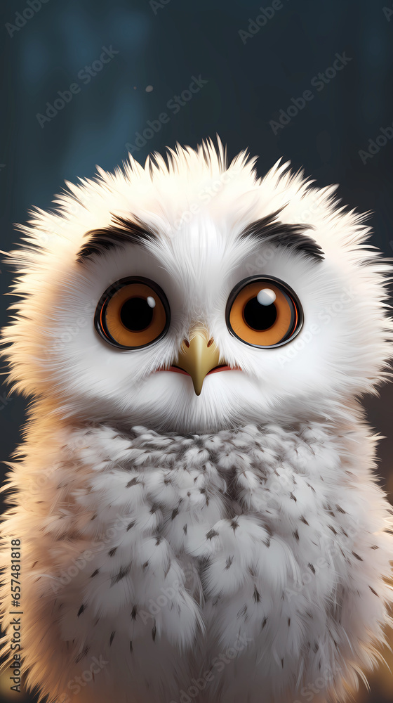 Hand drawn cartoon cute owl illustration
Hand drawn cartoon cute owl illustration
