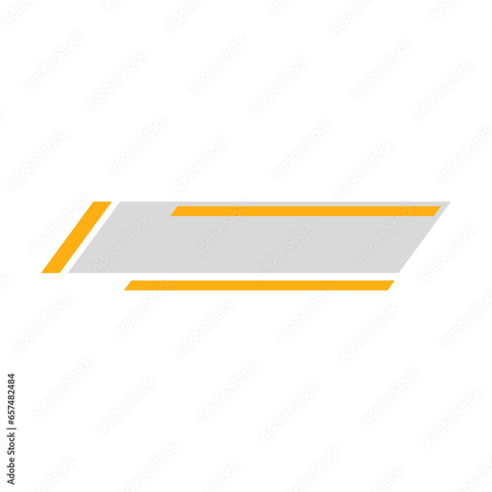 Obraz premium Modern Lower Third Transparant