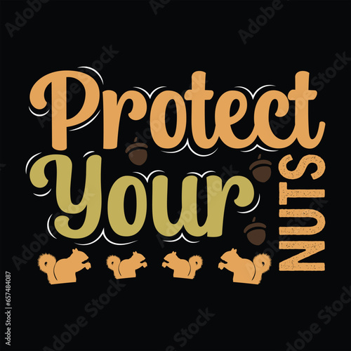 Squirrel t-shirt design, Squirrel typography, Squirrel related quotes elements

