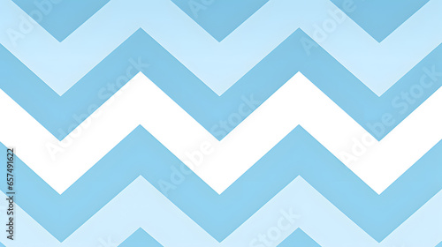 A blue and white chevroned pattern with a light blue waves photo