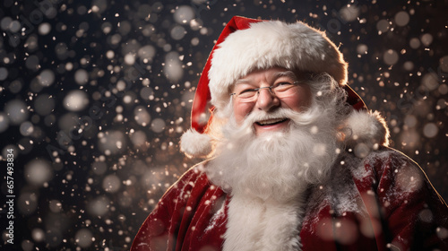 Portrait of smiling Santa Claus © Veniamin Kraskov