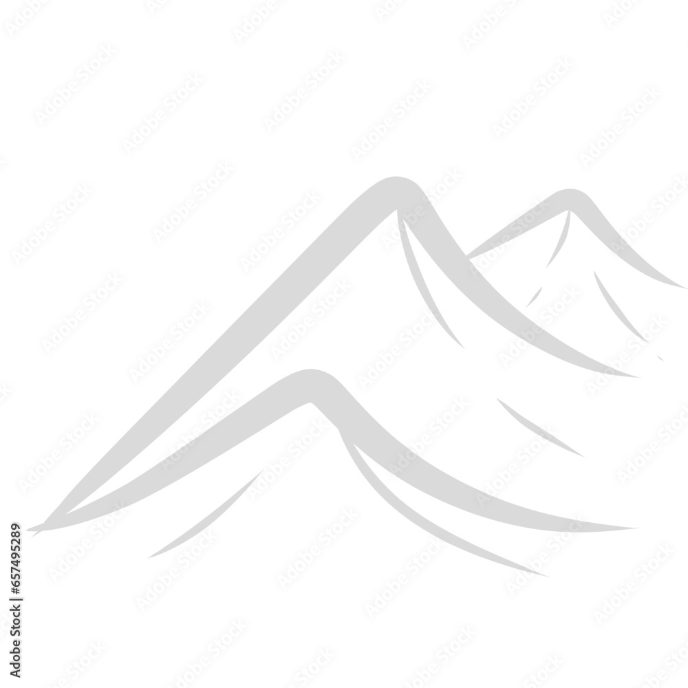 Obraz premium Mountain Silhouette