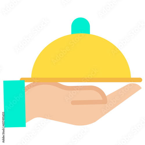 Flat Hotel Service icon