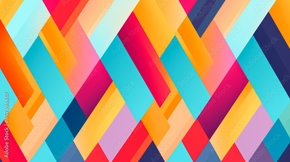 2d illustration colourful nonago elements seamless pattern 2d illustration colourful nonago elements seamless pattern