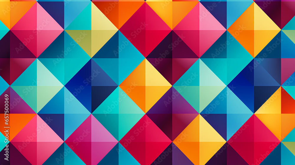 2d illustration colourful rhombuslt elements seamless pattern 2d illustration colourful rhombuslt elements seamless pattern