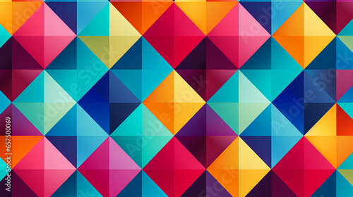 2d illustration colourful rhombuslt elements seamless pattern