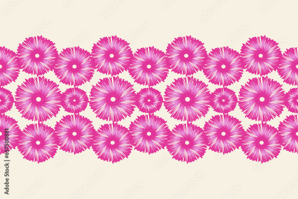 Ikat floral paisley embroidery on pattern traditional.Aztec style abstract vector illustration.design for texture,fabric,clothing,wrapping,decoration. Ikat floral paisley embroidery on pattern traditional.Aztec style abstract vector illustration.design for texture,fabric,clothing,wrapping,decoration.