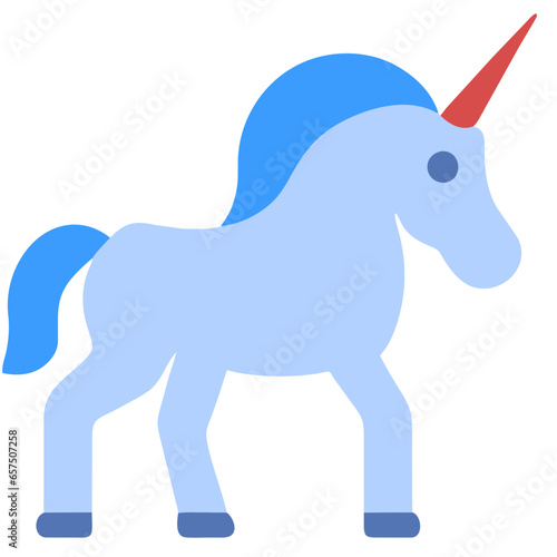 horse unicorn illustration