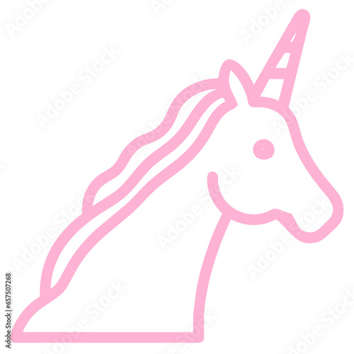 pink horse unicorn illustration