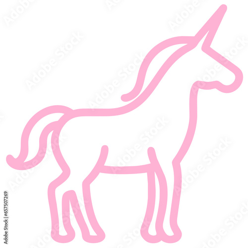 pink horse unicorn illustration
