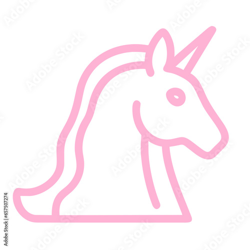 pink horse unicorn illustration