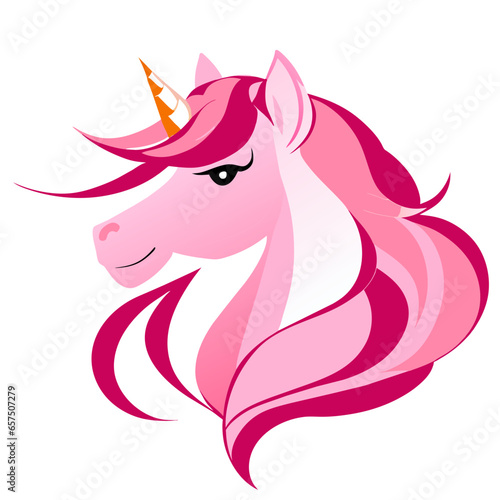 pink horse unicorn illustration