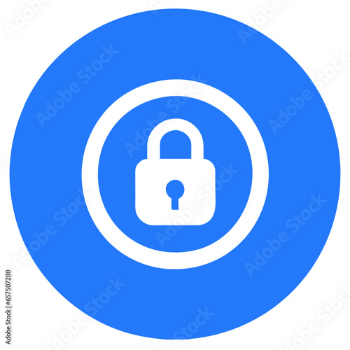 lock icon button