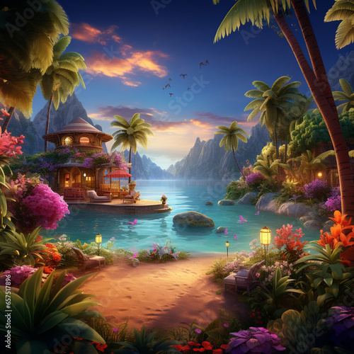 tropical paradise island © Lucky_jl