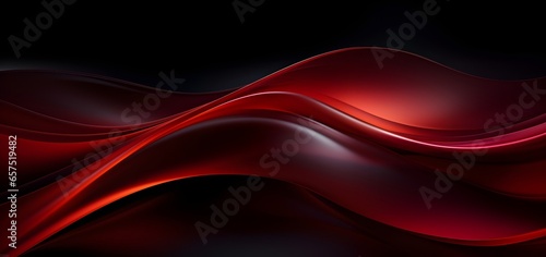 Beautiful red abstract background with waves