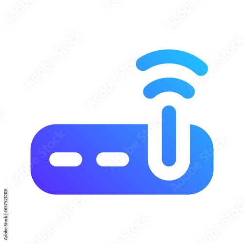 modem gradient fill icon