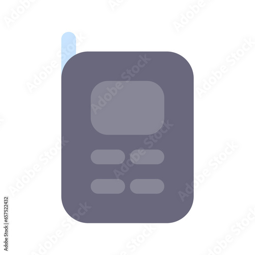 walkie talkie flat icon